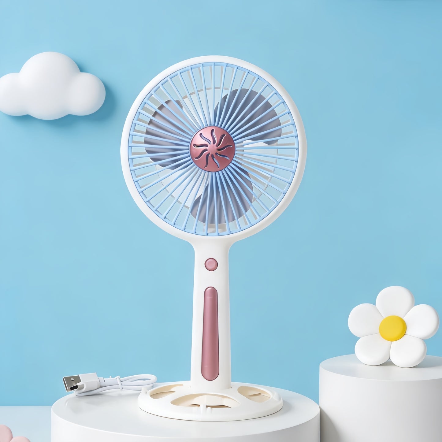Damen Tragbarer Mini-Ventilator mit kreativen Tierdesign Brehn