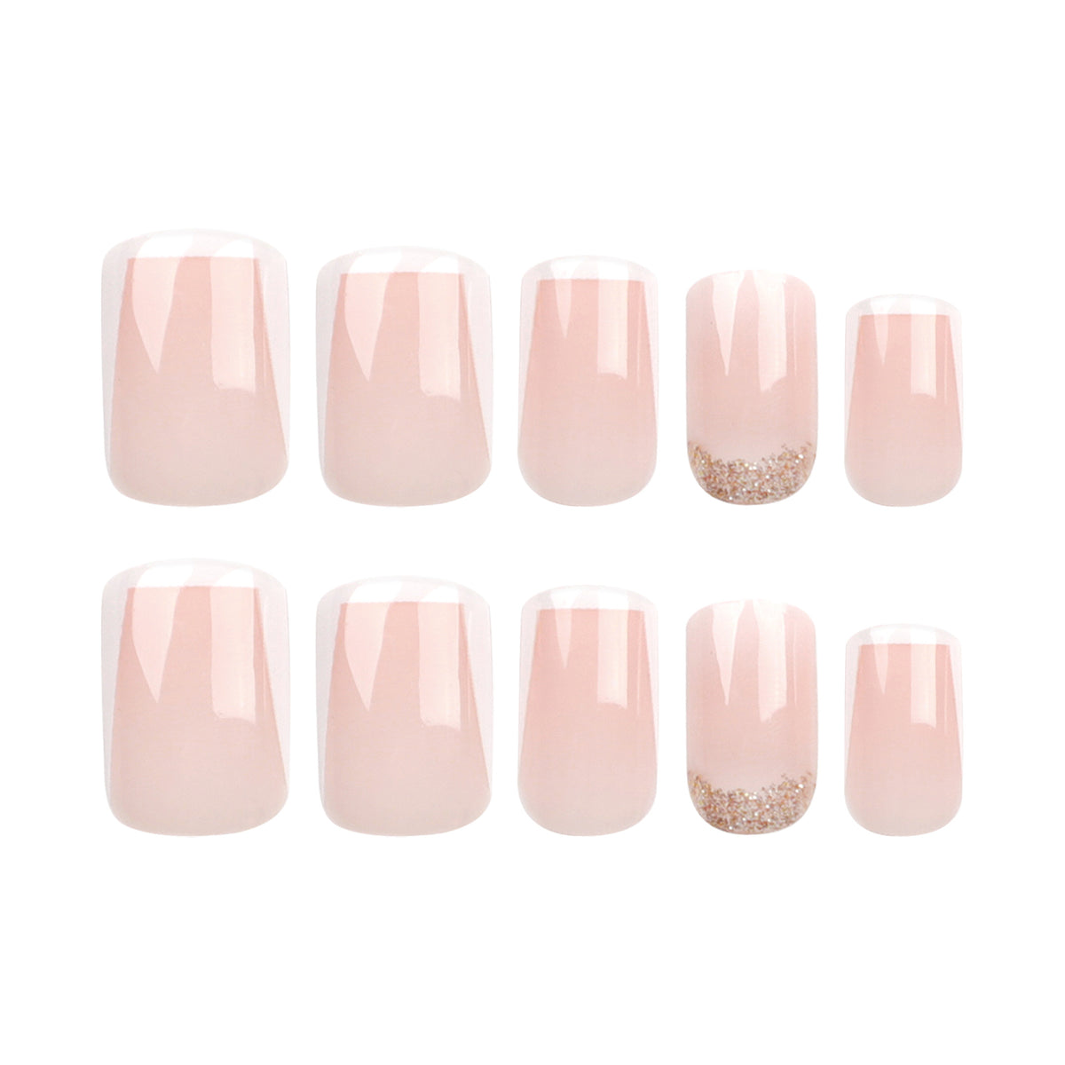 Kunstvolle Nagelverlängerungen mit französischem Design Brehn