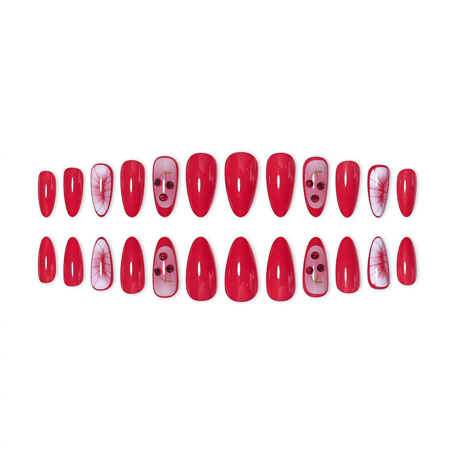 Künstlerisches Kirschblüten-Nageldesign Brehn