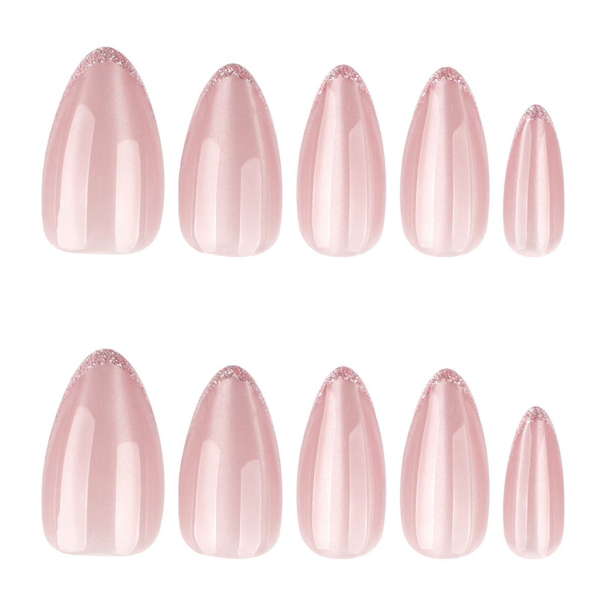 Kunstvolle Stiletto-Nägel mit elegantem Ombre-Muster Brehn