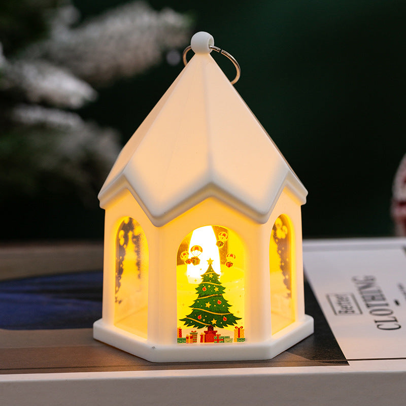 LED Weihnachtslaterne mit nostalgischem Design