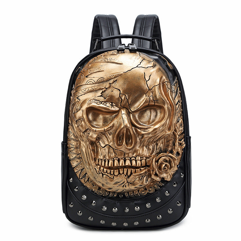Stylischer Rucksack mit Totenkopf-Design Brehn
