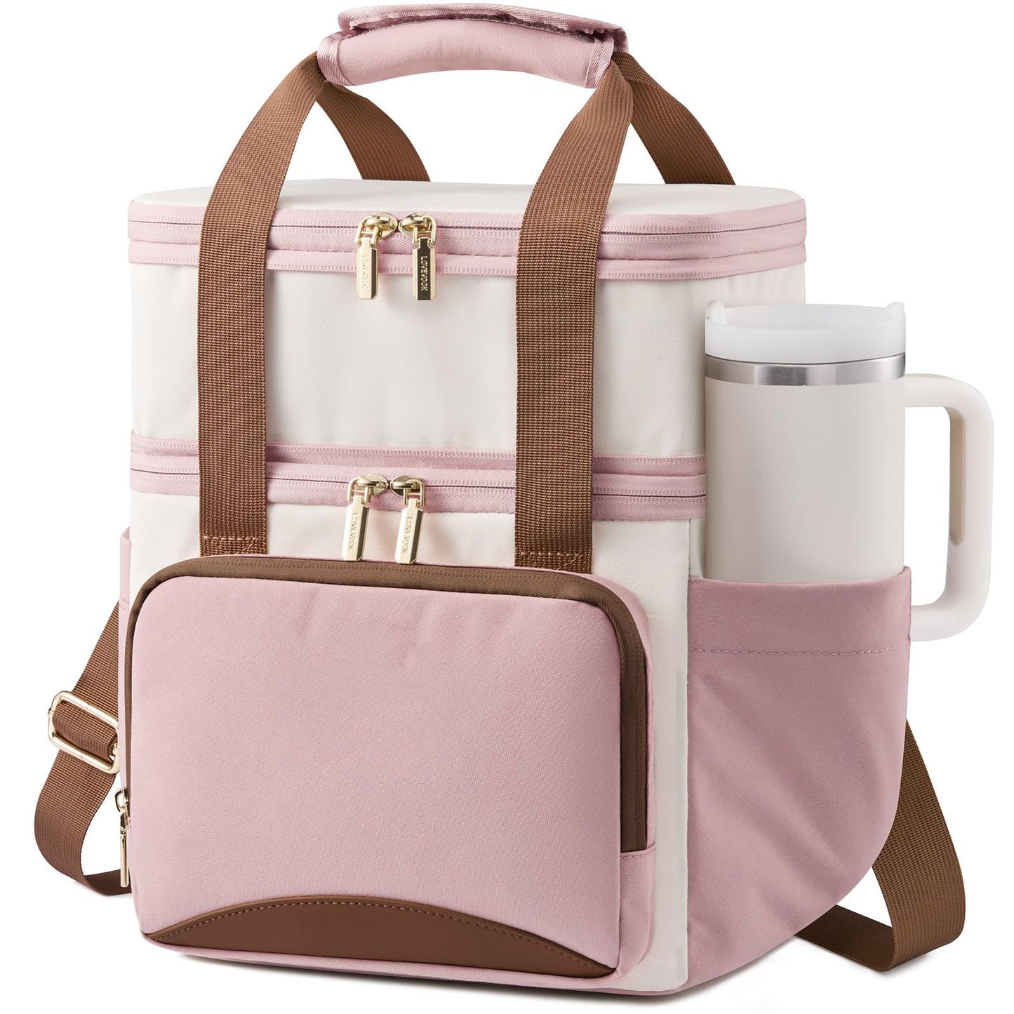 Isolierte Picknicktasche mit Mehreren Fächern und Eleganten Details Brehn