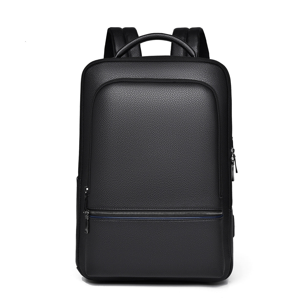 Professioneller Texturiertes Leder Laptop Rucksack Brehn