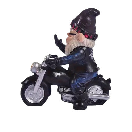 Gartenfigur im Motorrad-Look Brehn