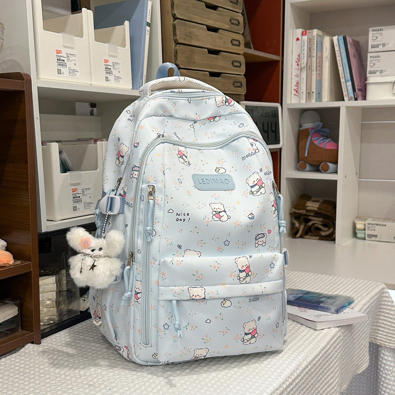 Verspielter Illustrierter Rucksack