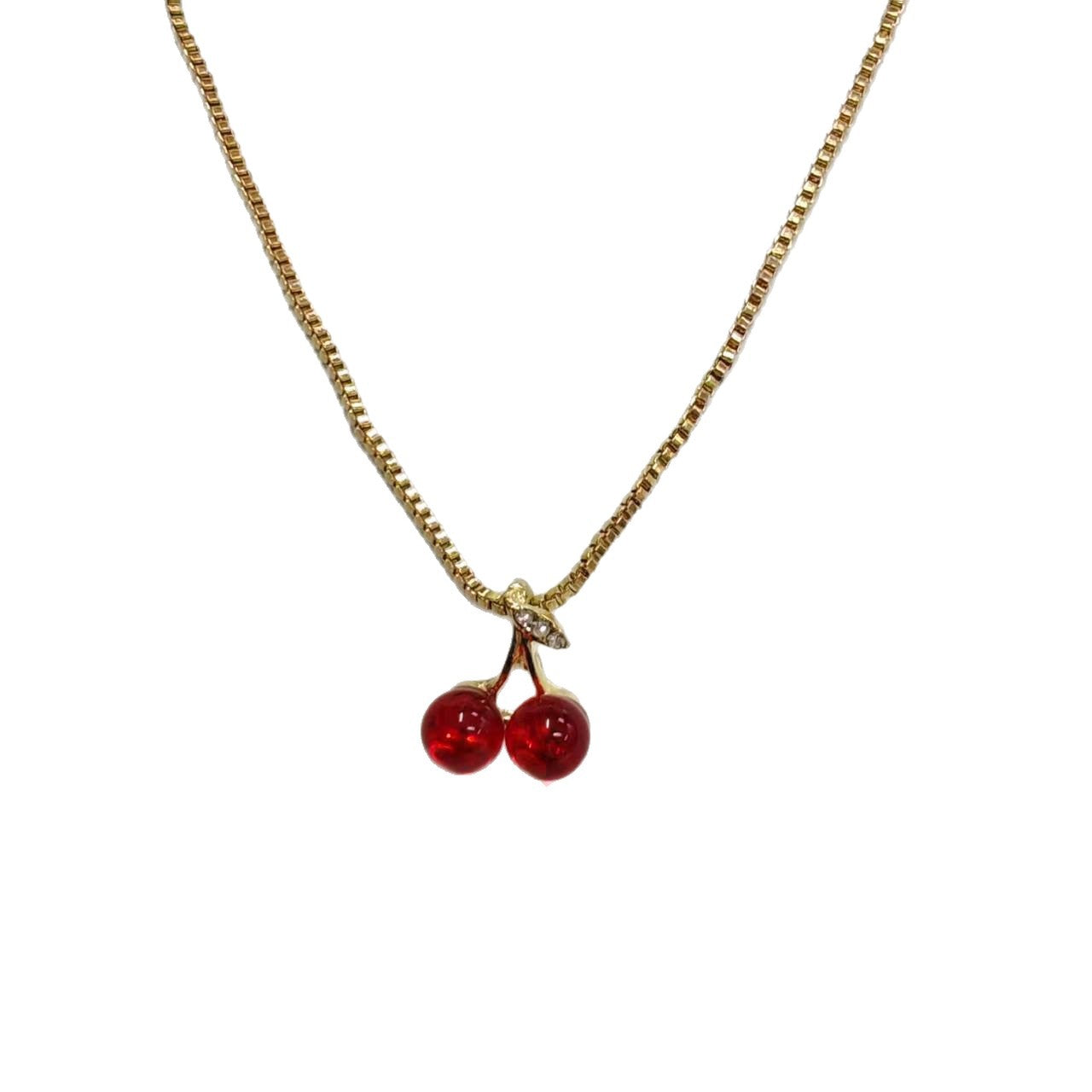 Elegantly Charmantes Kirschpendant-Halskette Brehn