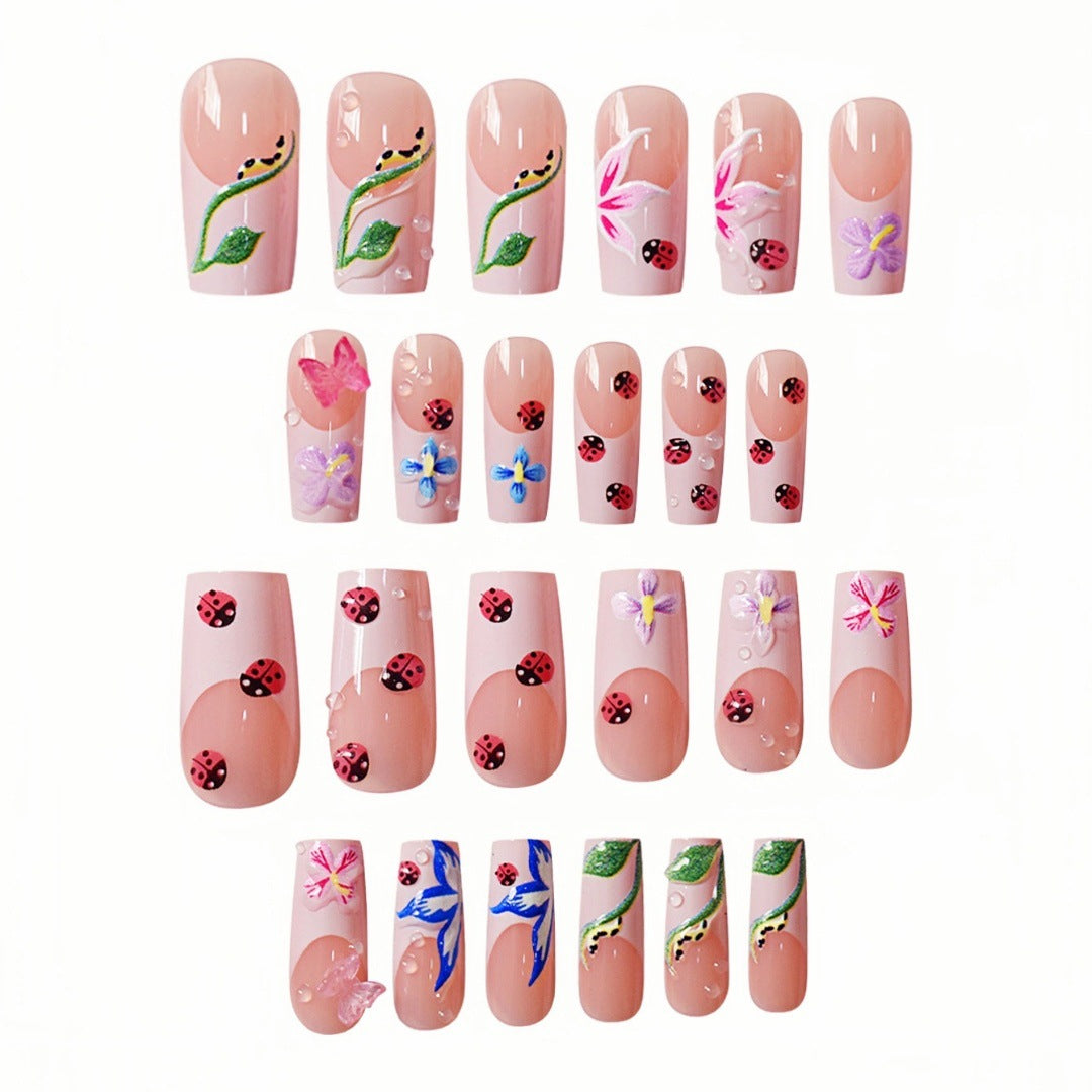 Künstlerische Acryl Nagelverlängerungen Brehn