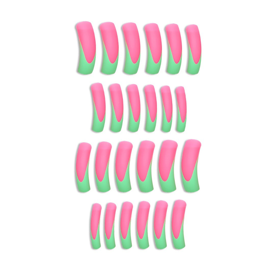 Künstlerische Ombre Nagelverlängerungen Brehn