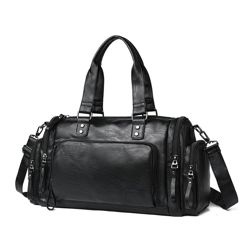 Premium Leder Reise Duffle Bag Brehn