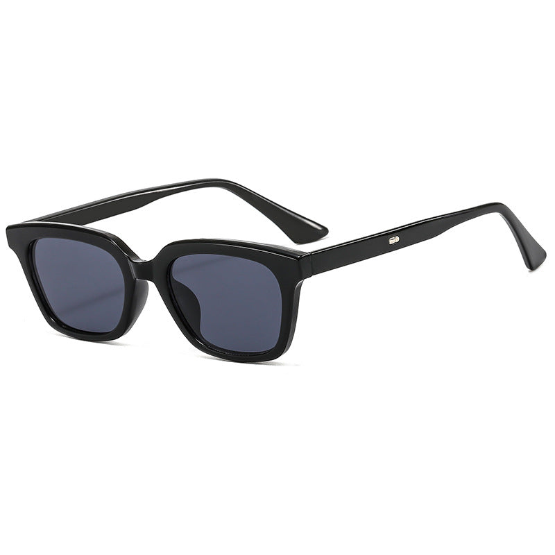 Damen trendige Sonnenbrille mit breitem, eckigem Rahmen Brehn