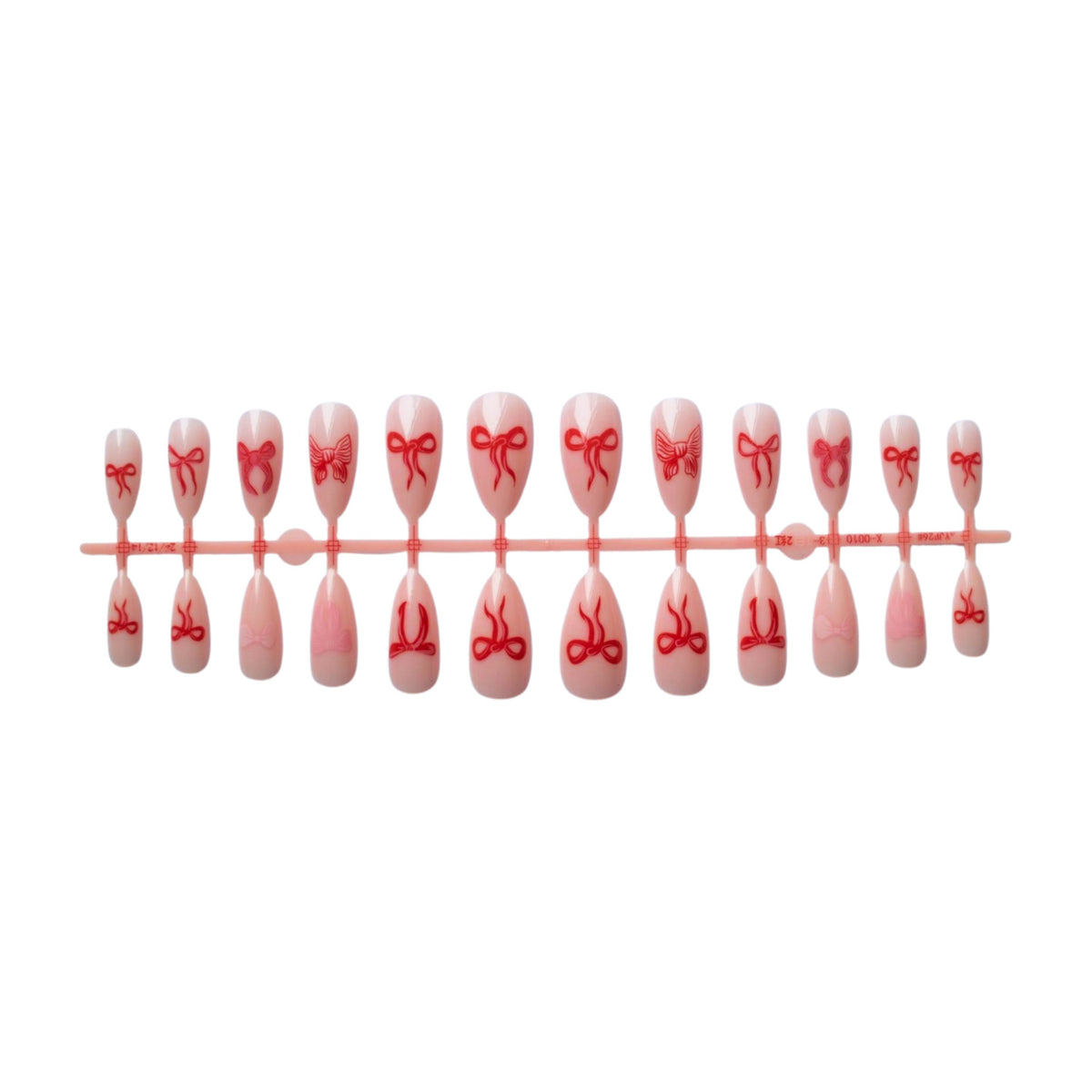 Künstlerisches Schleifen-Design Nagelkunst