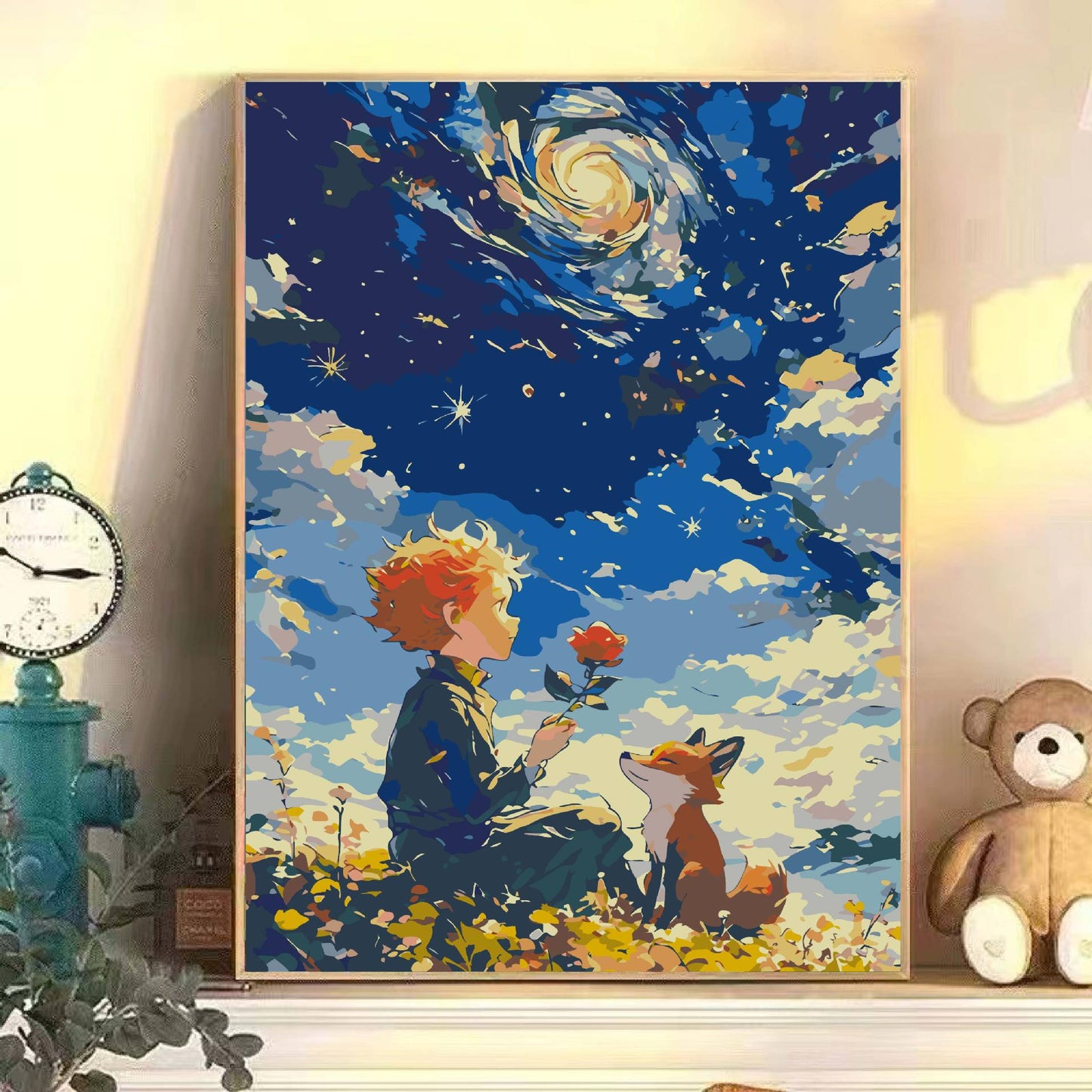 Verspielter Charakter Leinwand Kunstdruck Brehn