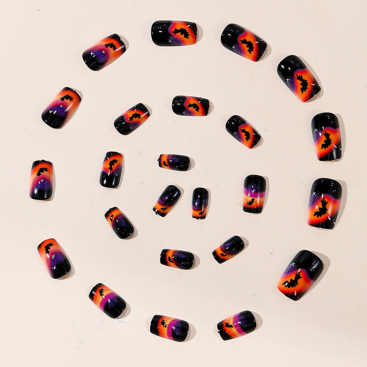 Spooky Halloween-Themen Nagel Kunst Extensions Brehn