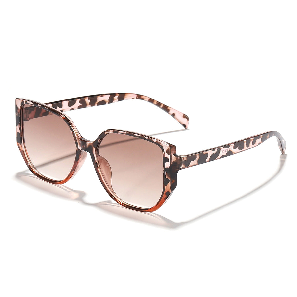 Damen modische quadratische Sonnenbrille mit breitem Rahmen und UV-Schutz Brehn