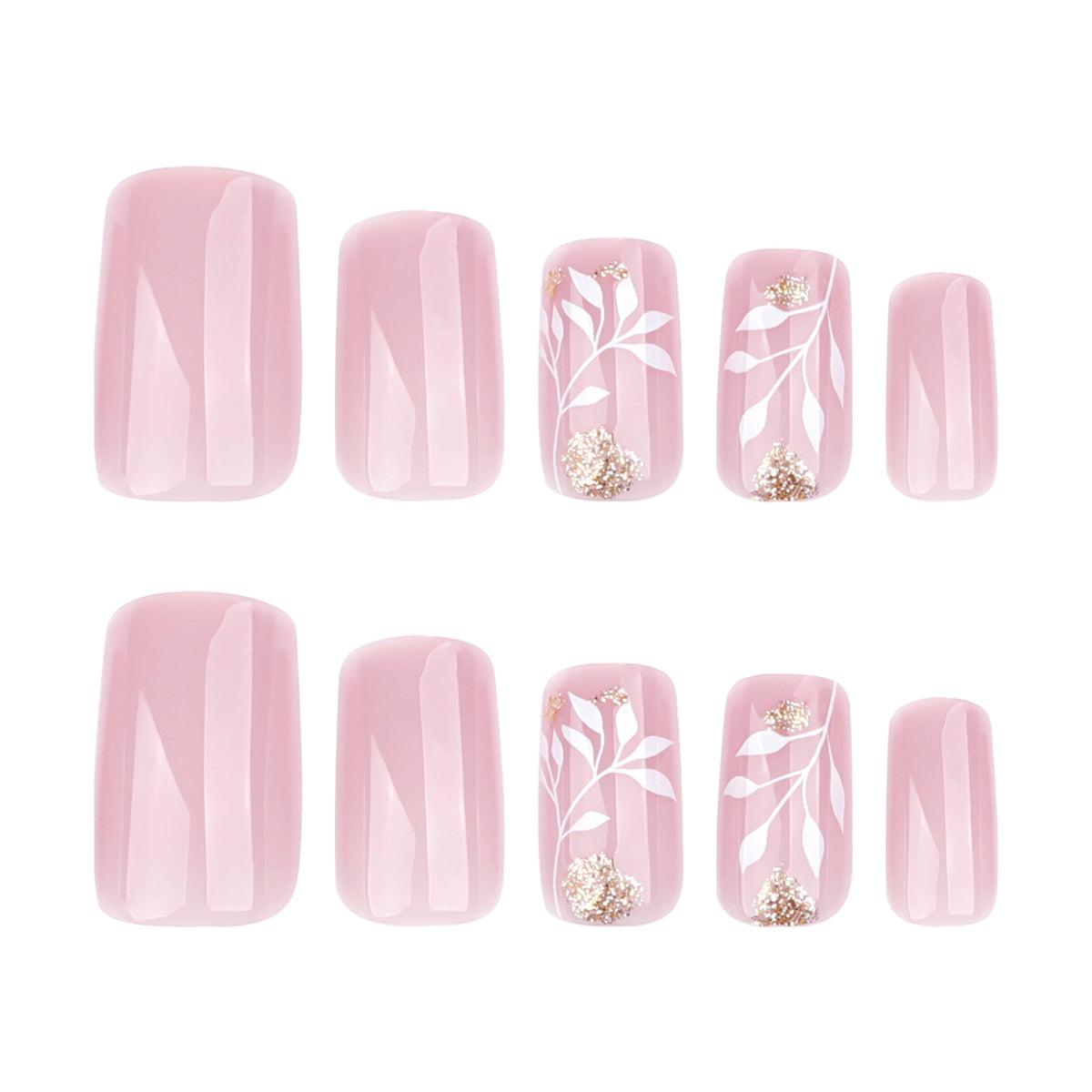 Kunstvolle Nagelkunst mit elegantem Blumendesign Brehn