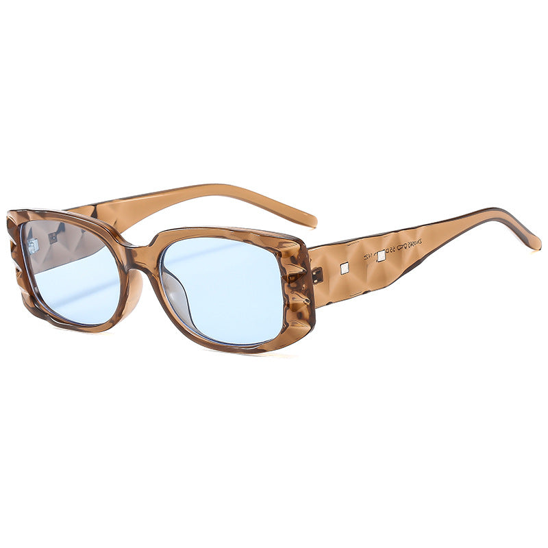 Damen Designer Sonnenbrille mit einzigartigem Rahmen und UV-Schutz Brehn