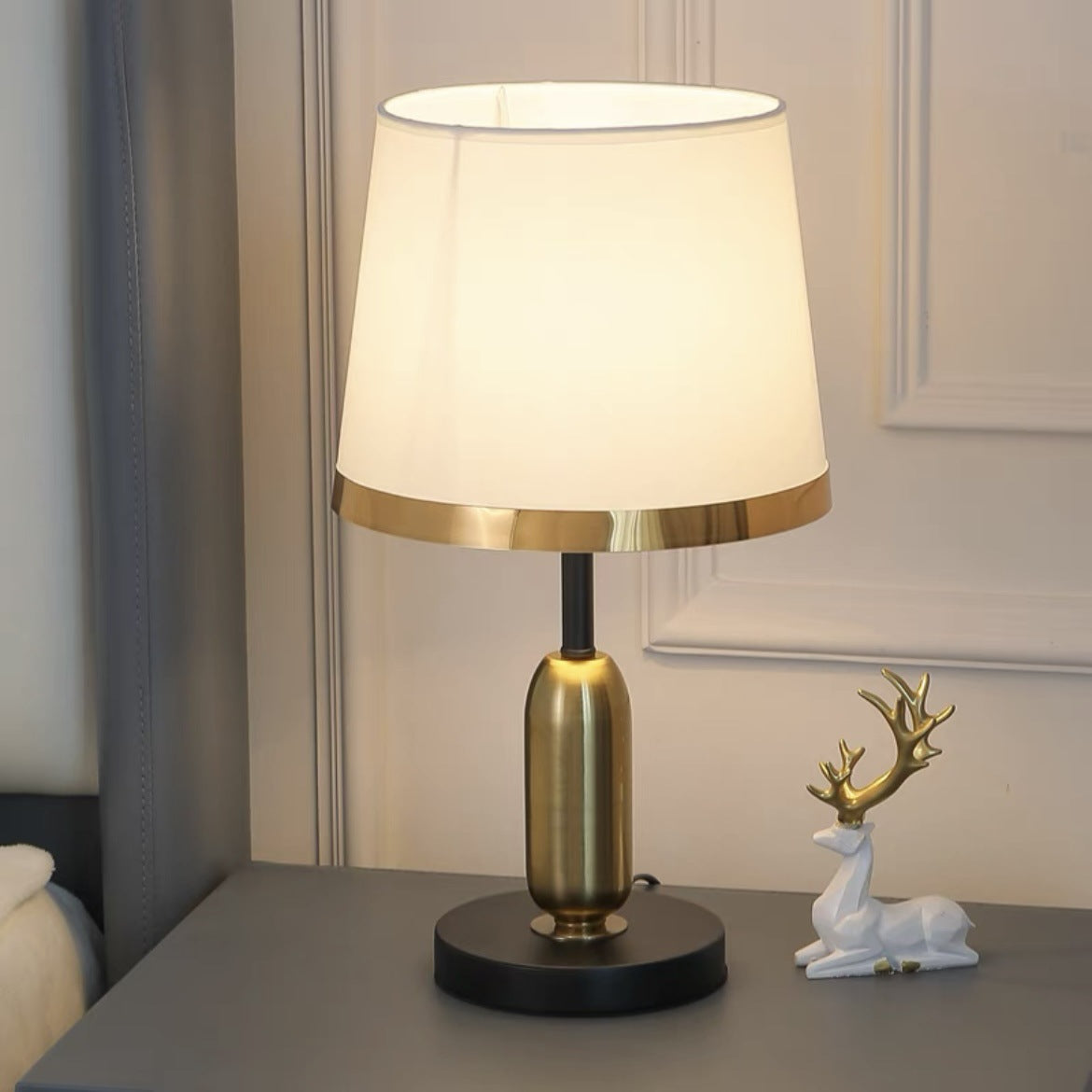Dekorative Gold Akzent Tischlampe