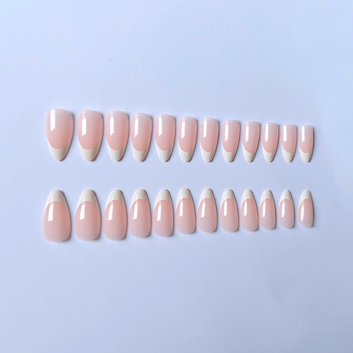 Elegantes Französisch Spitz Acryl Nagel Kunst Set 1790958235
