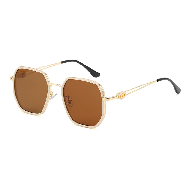 Damen Modische Sonnenbrille mit eckigem Design und stylischem Rahmen Brehn