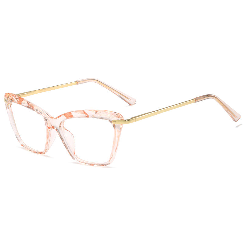 Damen modische große Brille mit elegantem Metallrahmen Brehn