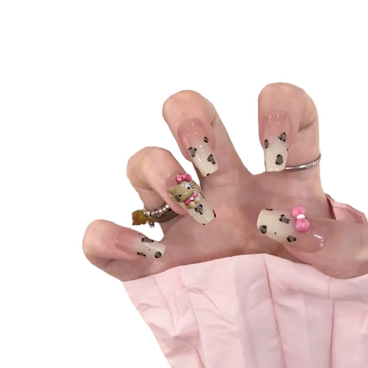 Verspielte Kunstfingernägel mit Niedlichen Tiermotiven Brehn