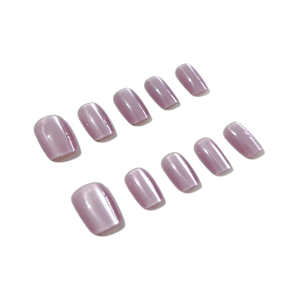 Premium Glänzende Ombre Press-On Nagelverlängerungen Brehn