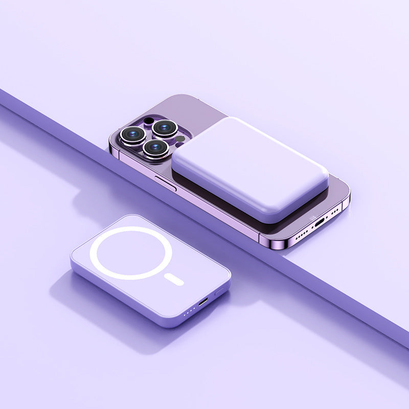 Magnetische Powerbank mit kabelloser Ladefunktion und innovativer Technik Brehn