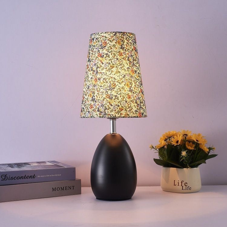 Dekorative florale Schirm Tischlampe
