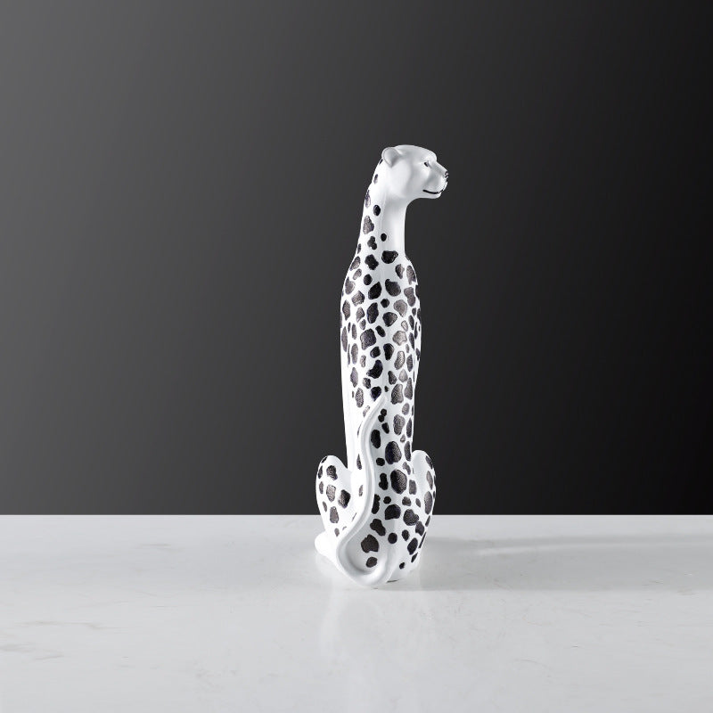 Elegante dekorative Katzen Skulptur
