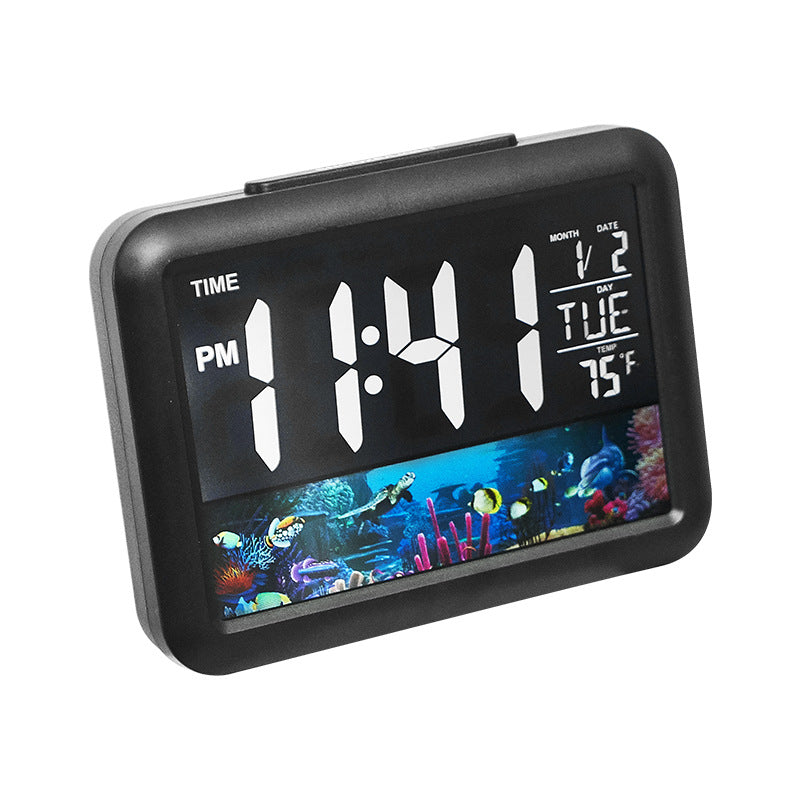 Digitaler Wecker mit Unterwassermotiv Brehn