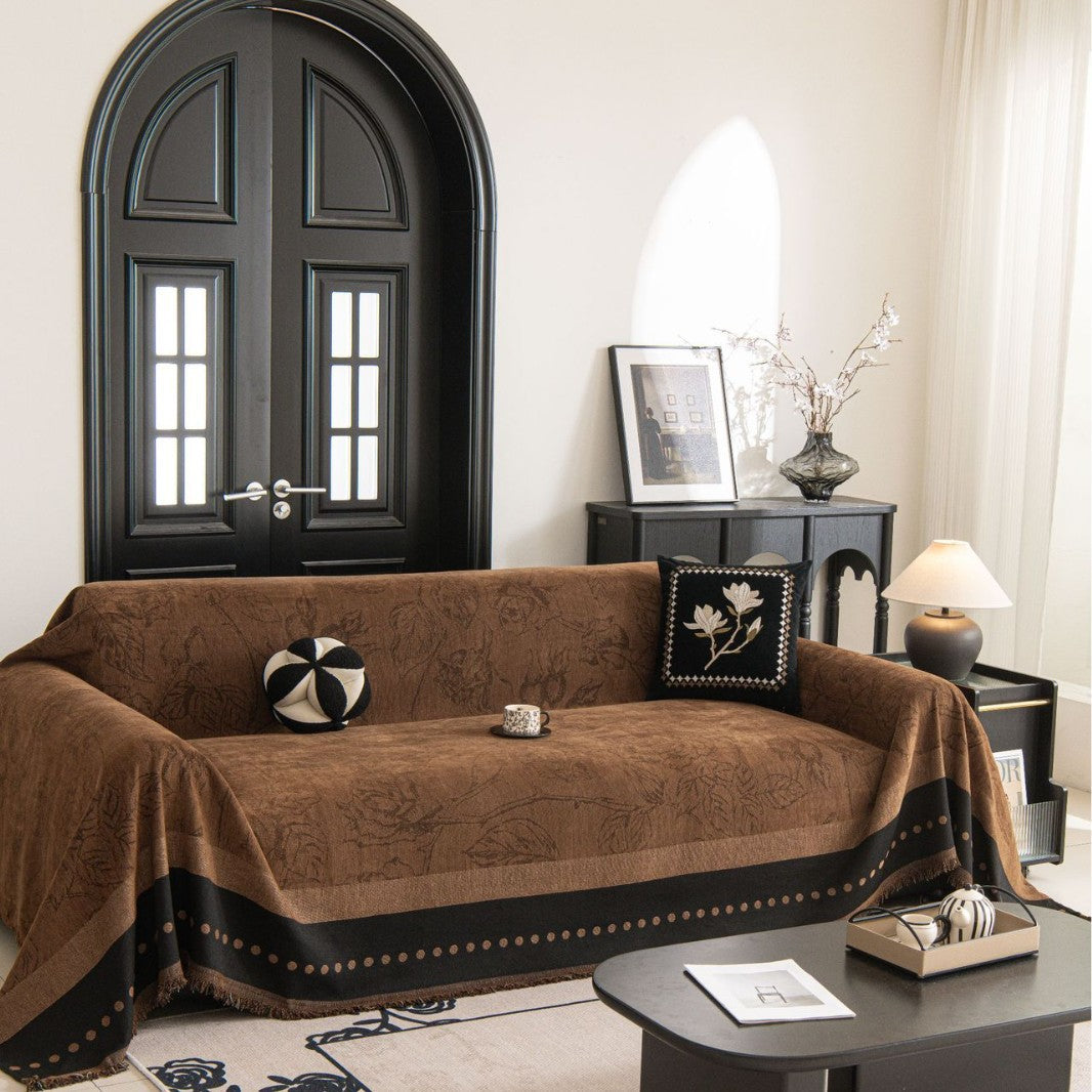 Elegante Texturierte Sofa-Decke