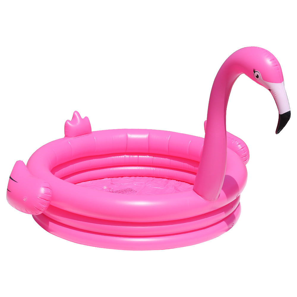 Damen Aufblasbares Flamingo-Schwimmbecken Brehn