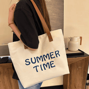 Strandtasche mit Gesticktem Sommermotiv Brehn