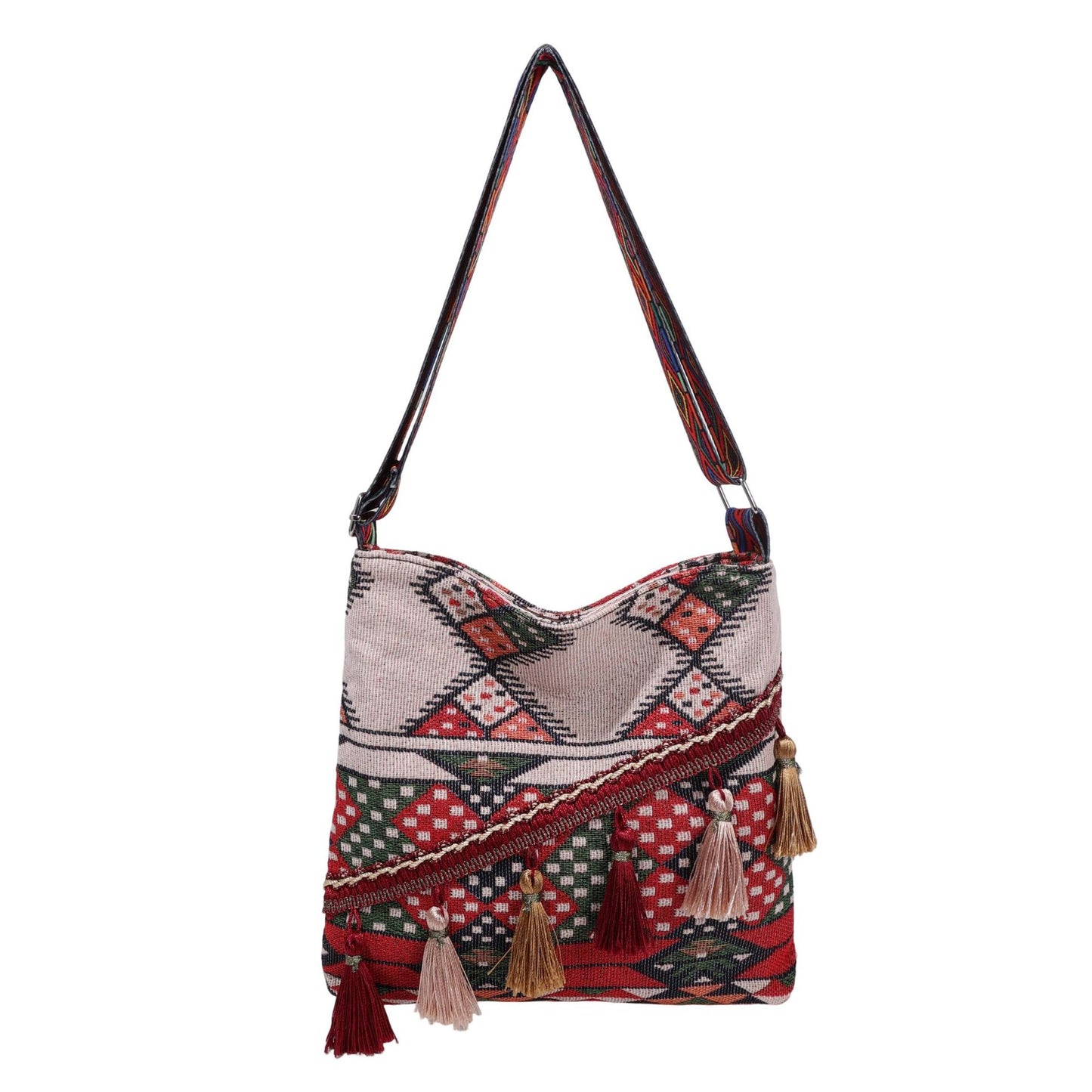 WoBohemian Stil Bestickte Schultertasche Brehn