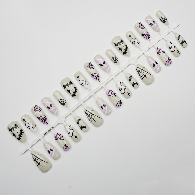 Halloween-Themen Press-On Nagelkunst Set