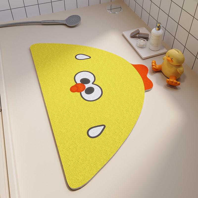 Niedliche Frosch-Themen Badematte