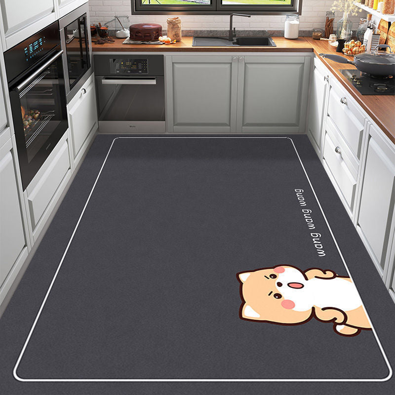Hübsche Küchenschürze mit Cartoon-Hund-Motiv