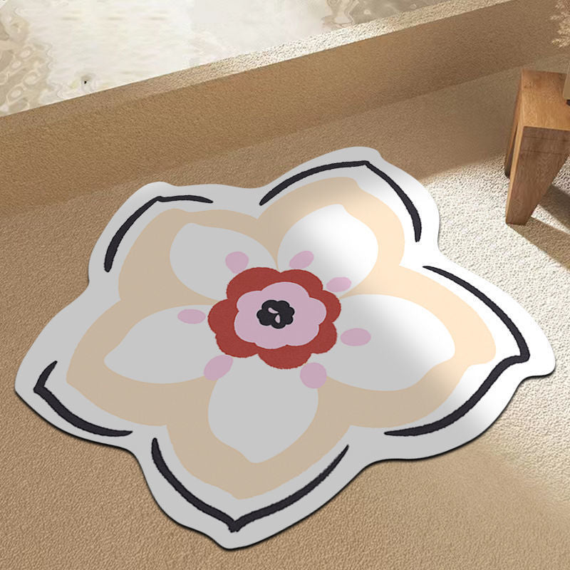 Floral Shape Badezimmermatte