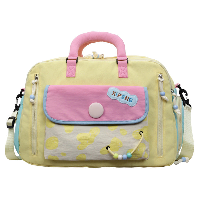 Bunte Grafikdruck Reise Tasche