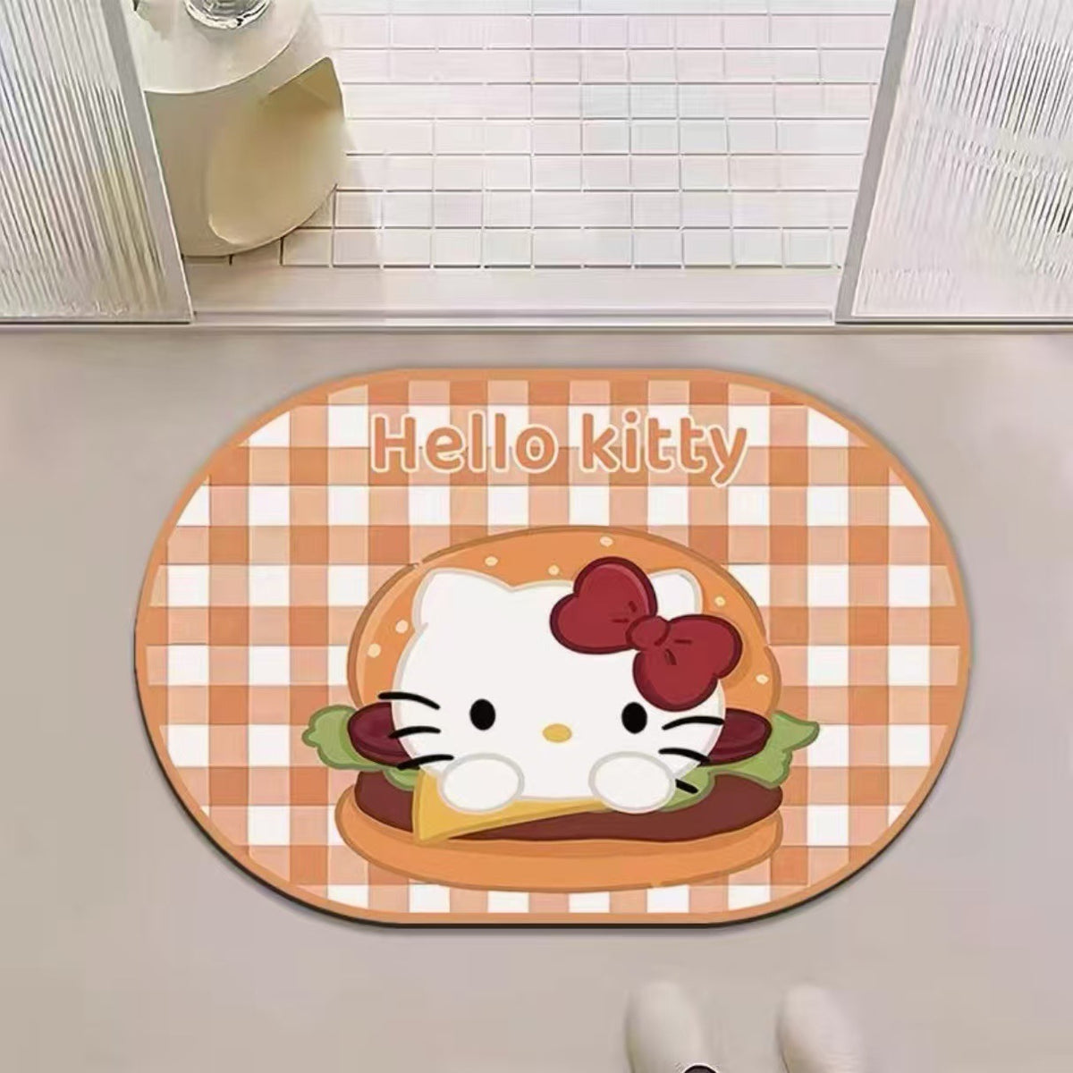 Cartoon-Charakter Plüsch-Badematte