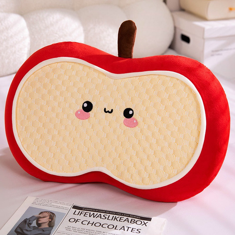 Plüsch Kissen im Apfel-Design Brehn