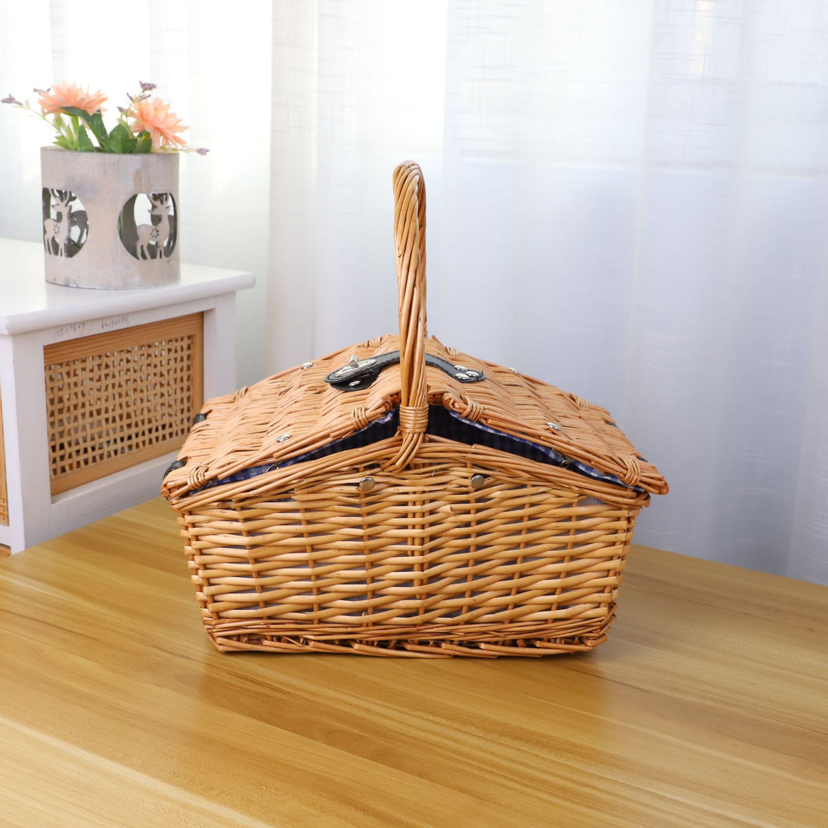 Picknickdecke mit Wasserdichter Unterseite und Check-Muster Brehn