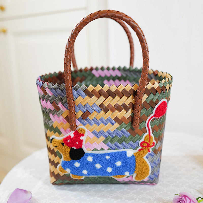 Handgewebte Strandtasche Brehn