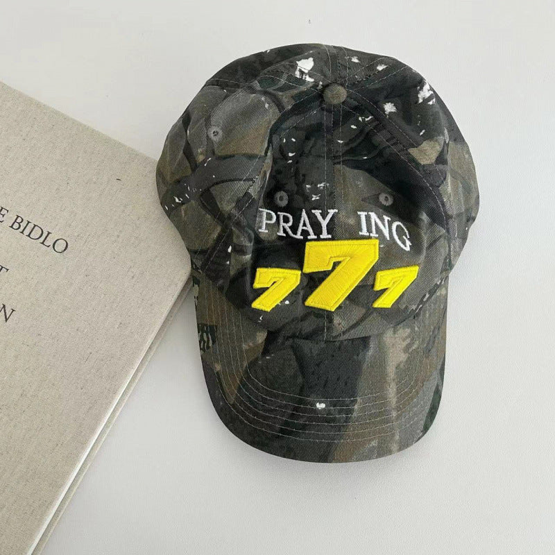 Herren Gealterte Camouflage Baseballmütze Brehn