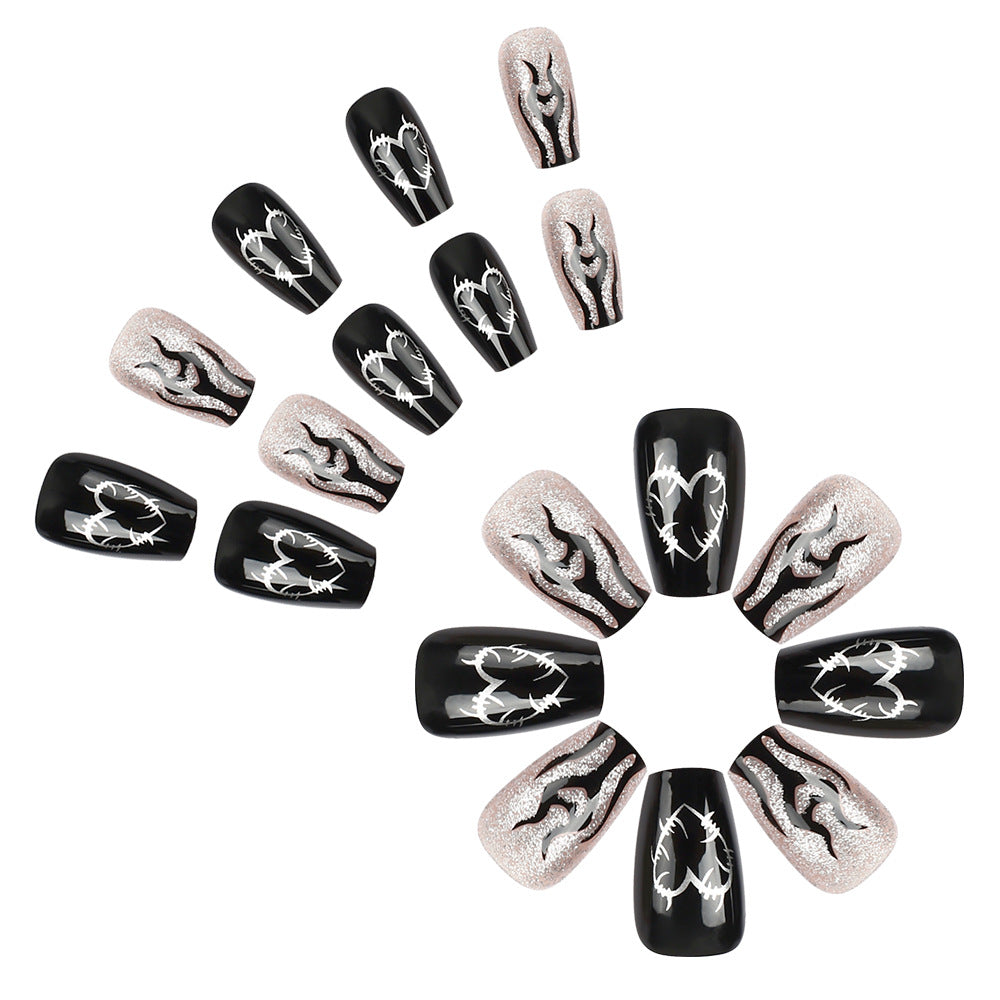 Künstlerisches Glitzer-Nagelset Brehn