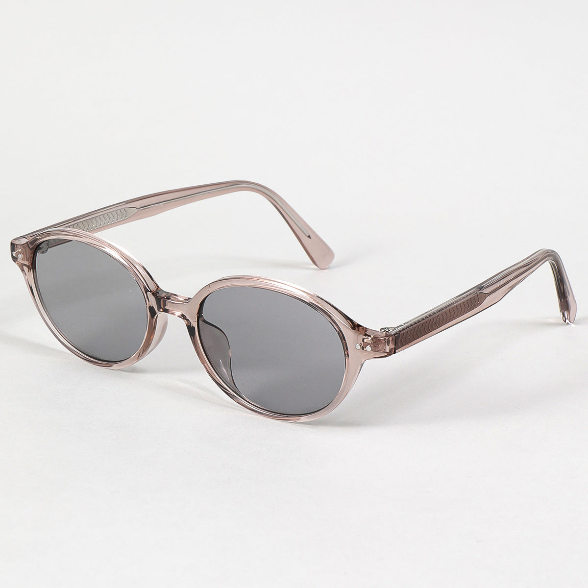 Damen modische Sonnenbrille im Retro-Stil mit braunen Gläsern Brehn