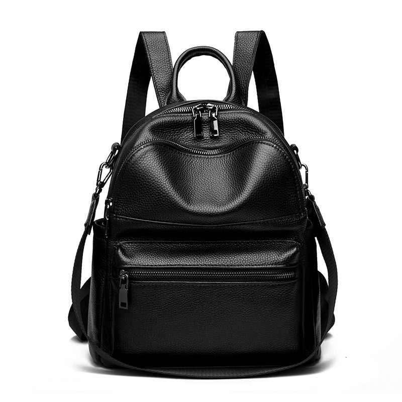 Premium Leder Multi-Taschen Rucksack Brehn