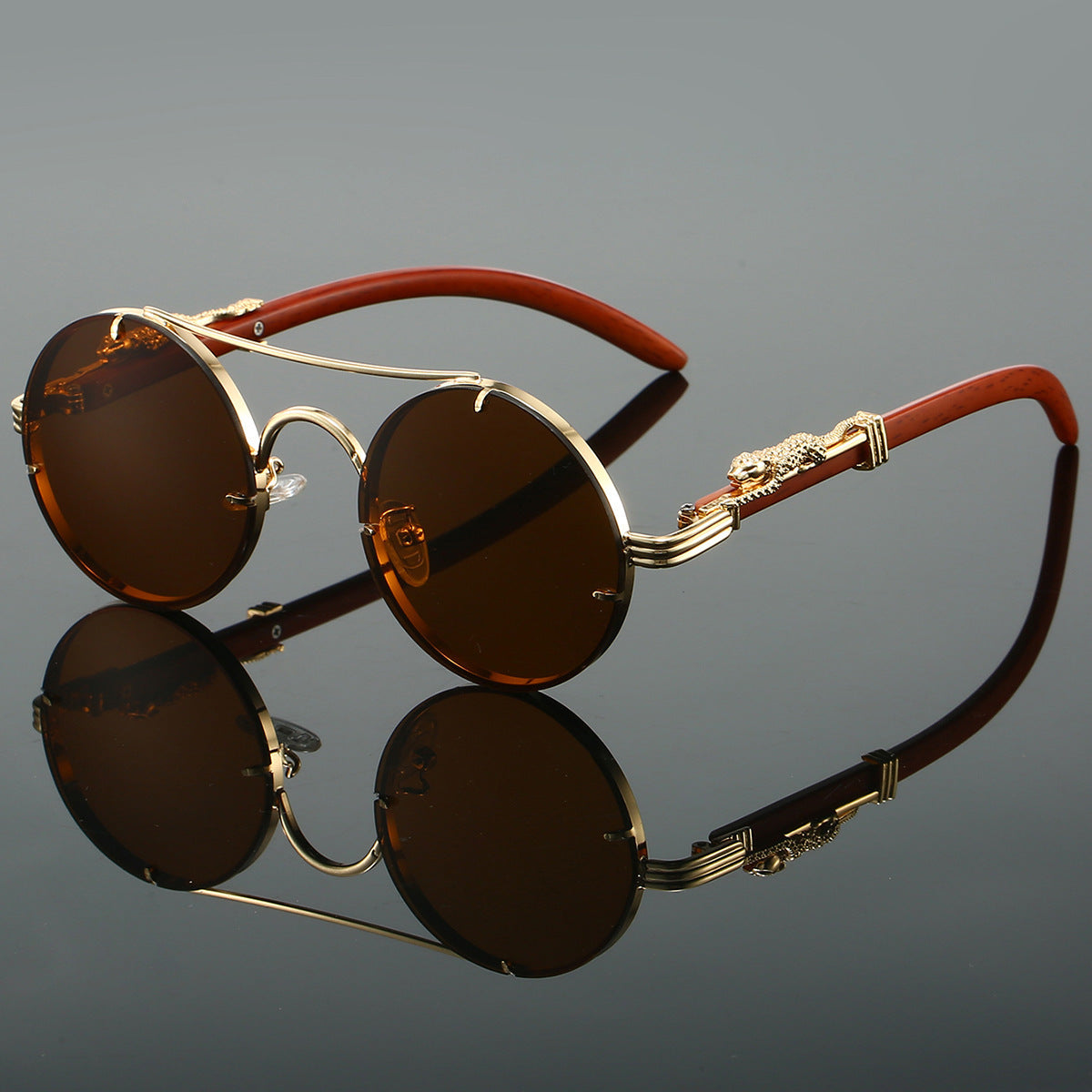 Vintage-inspirierte Drachenrahmen Sonnenbrille Brehn