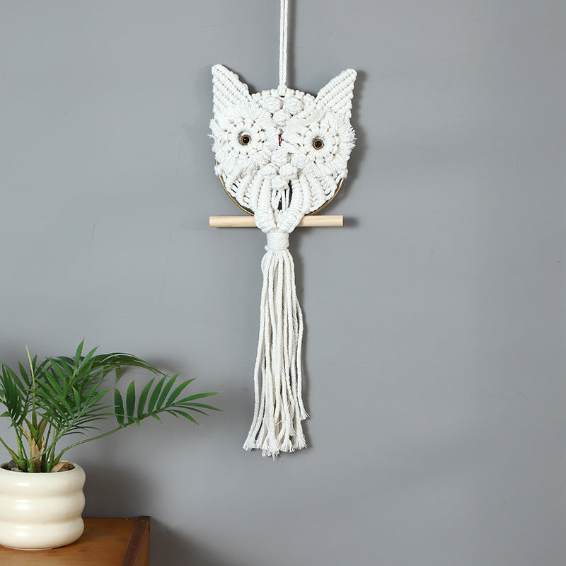 Macrame Eule Wandbehang Brehn